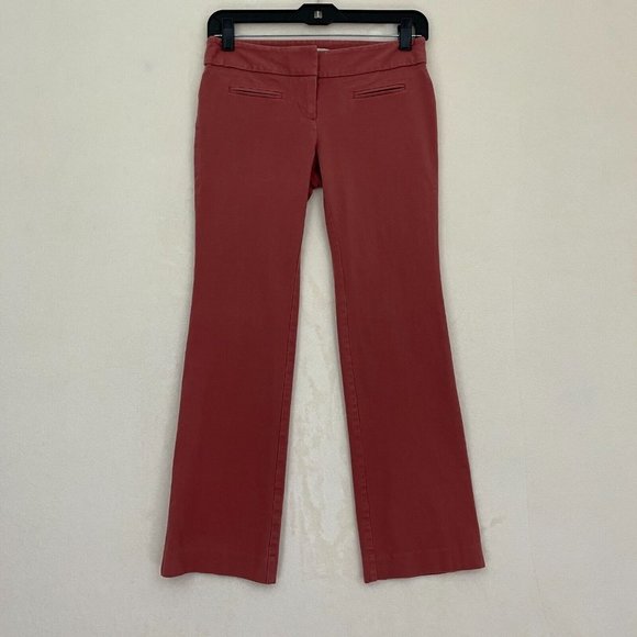 Ann Taylor LOFT Marisa Red Pants Petite Women's Size 0P - Picture 1 of 9